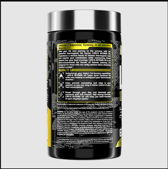 LIPO-6 INTENSE UC 60 CAPS BY NUTREX RESEARCH
