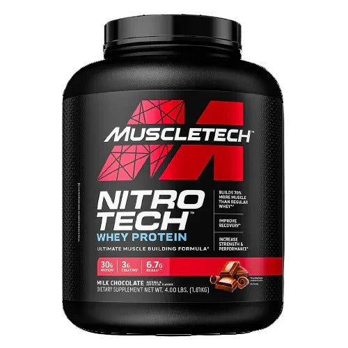 MuscleTech Nitro-Tech Whey Protein – Milk Chocolate (4 lb)