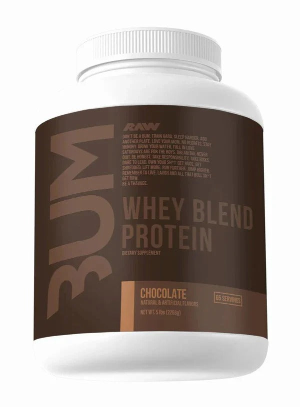 RAW CBUM Whey Blend Protein – Chocolate (5 lb)