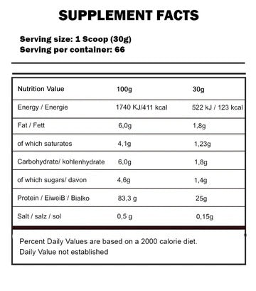 Kevin Levrone Gold Whey 100% Whey Concentrate – Chocolate (2 kg)