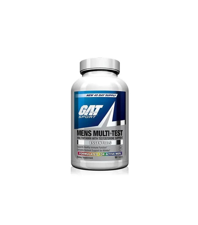 GAT Sport Mens Multi+Test – Multivitamin with Testosterone Support | 90 Tablets (45 Servings)