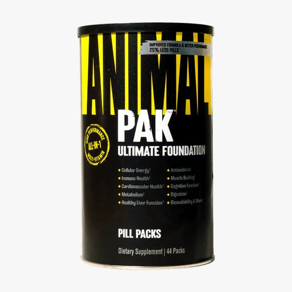 Universal Nutrition Animal Pak – Ultimate Foundation All-in-One Multivitamin | 44 Packs (22 Servings)
