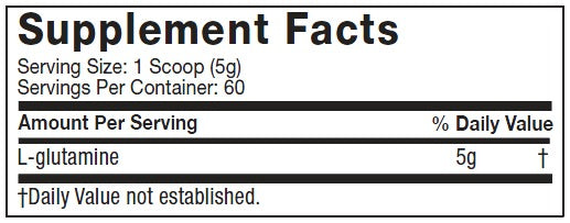 MuscleTech Platinum 100% Glutamine – Unflavored (300g | 60 Servings)