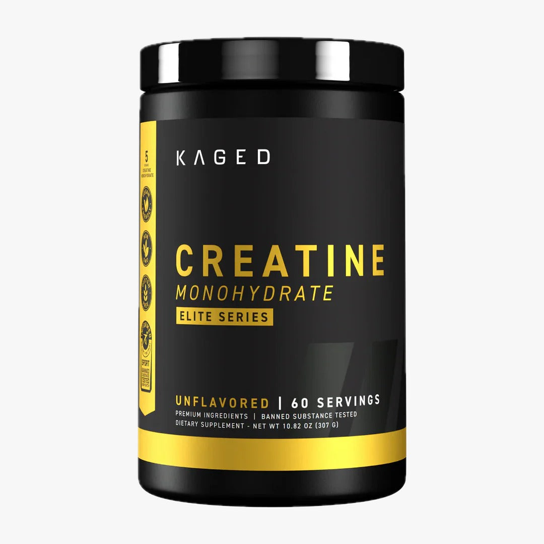 Kaged Creatine Monohydrate Elite Series – Unflavored (307g | 60 Servings)