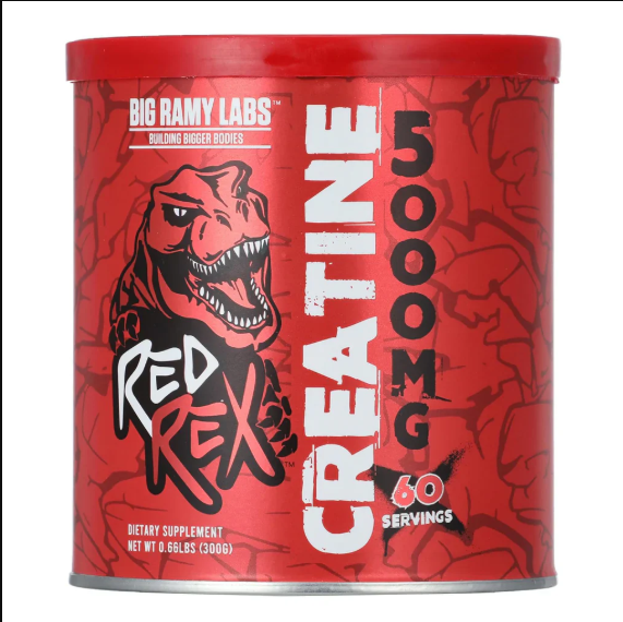 Big Ramy Labs RED REX Creatine Monohydrate 5000mg - 60 Servings