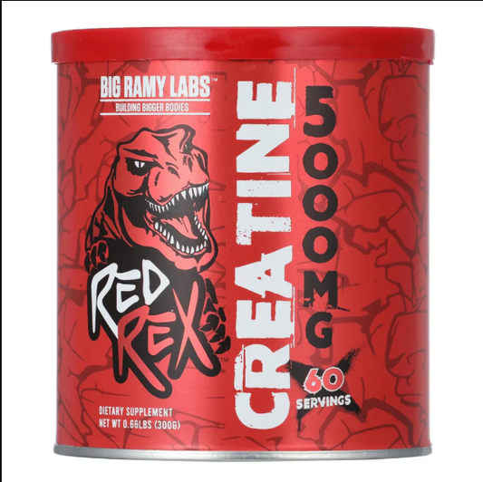 Big Ramy Labs RED REX Creatine Monohydrate 5000mg - 60 Servings