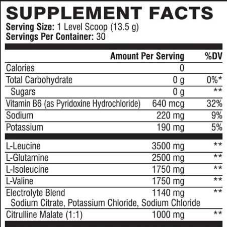 Scivation Xtend BCAA - The Original 7g BCAA + Electrolytes - 30 Servings