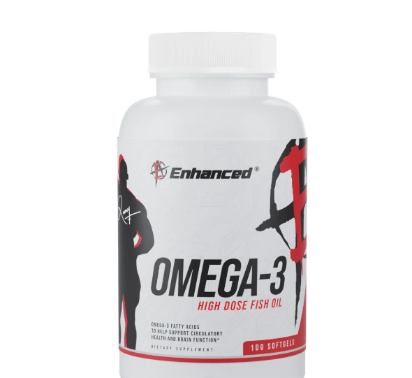 Enhanced Omega-3 Triple Strength High Dose Fish Oil - 100 Softgels