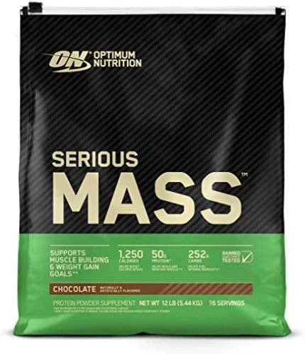 Optimum Nutrition Serious Mass - Chocolate (12 lbs)